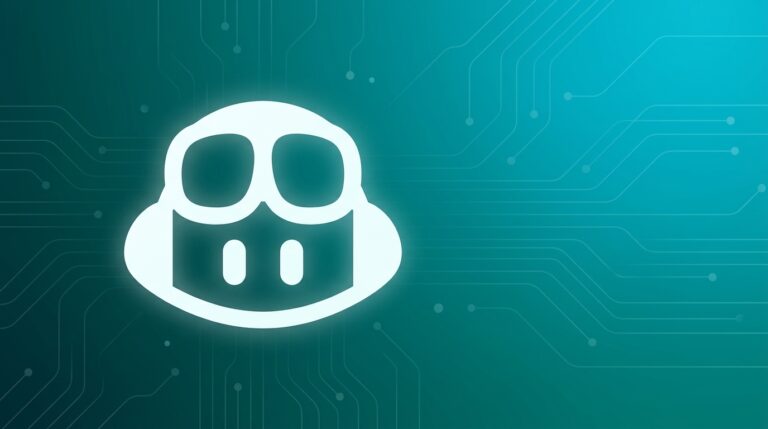 Logo do GitHub Copilot em capa editorial teal-ciano sobre cobrança por uso e Fable 5